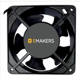 Cooler Ventilador 12vdc 120x120x25 Buje Plastico Emakers