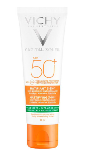 Vichy Solar 50 Matificante 3 En 1 50ml