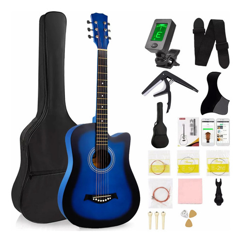 Guitarra Clasica Acústica 38 Inch Con Funda Y Accesorios