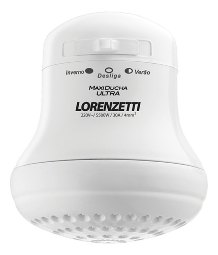 Lorenzetti Maxi Ultra Ducha Eléctrica Maxi White 5500 W 220 V 