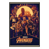Cuadro Poster Premium 33x48cm Avengers Infinity War