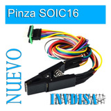 Pinza Soic16 Smd Para Programador Memorias Bios Sop16 Cable