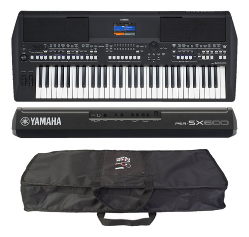 Teclado Arranjador 61 Teclas Yamaha Psr Sx600 + Capa