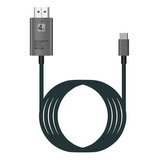 Jkr Adaptador Cable Usb Tipo C A Hdmi / Usb-c A Hdmi 4k 60hz 2 Metros Video 