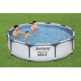 Alberca Piscina Redonda Bestway Steel Pro Max 3.05 X 76 Cm