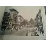 Album 20 Gran Postal 32 Cm Paris Auto Torre Eiffel Lafayette