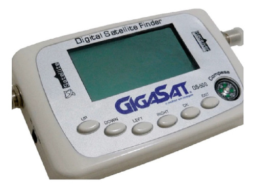 Localizador De Satélite Gigasat Gs-500 Digital Branco