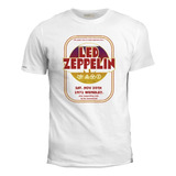 Camiseta Estampada Led Zeppelin Banda Rock Metal Hombre Ink 