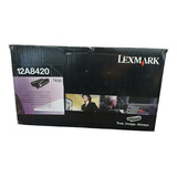 Toner Lexmark 12a8420 Negro Nuevo Original Para T430