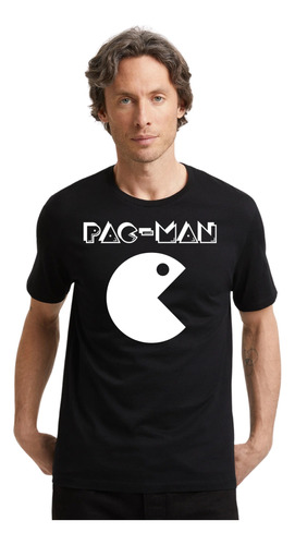 Remera Pac-man - Algodón - Unisex - Diseño Estampado 