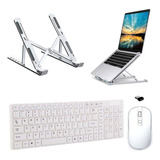 Teclado Mouse E Suporte Branco P Notebook Acer Chromebook