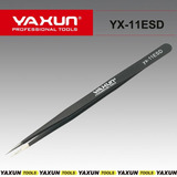 Pinça Reta Yaxun Yx 11a Preta 140mm Anti-magnetica Esd