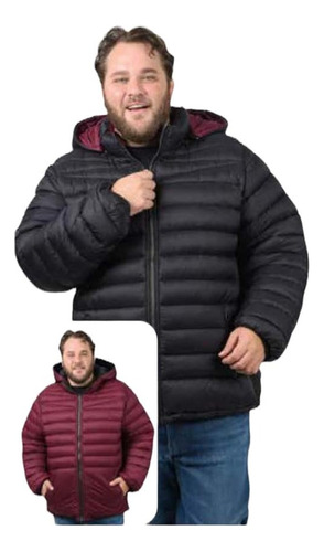 Jaqueta Masculina Plus Size Dupla Face 