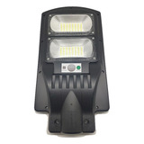 Foco Solar Led Exterior Lupa Luminaria + Poste Y Sensor 100w