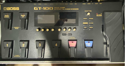 Boss Gt-100 Processador De Efeitos Multi-efeitos