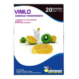 Vinilo Plástico Adhesivo Transparente Cristalino A4/135g/20h