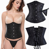 Corset Cinturilla Faja Corsette Victoriano Bordado Mujer