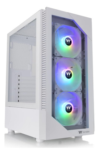 Gabinete Thermaltake View 200 Tg Snow, Mid Tower, Atx, Argb