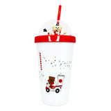 Vaso Tipo Starbucks Bearista Mago Decorado Popote 500ml 