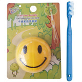 Porta Cepillo Dientes Con Sopapa Infantil Color Amarillo