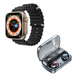 Combo Reloj Smart T8000 Ultra + Auriculares Bluetooth M10