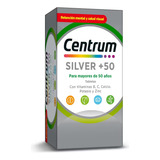 Centrum Silver Adultos +50 Multivitamínico 60 Tabletas