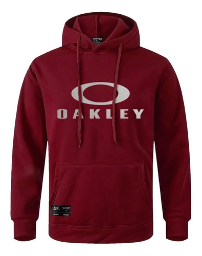  Blusa De Moletom Oakley Logo O-bark Casaco De Frio Capuz