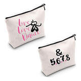 Bolsa De Maquillaje Tsotmo Live Love Dance Y 5678 Estuche De