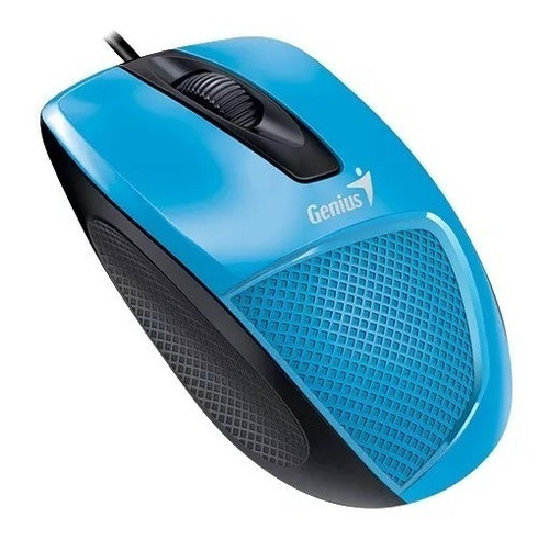 Mouse Alambrico Diseño Ergonomico Genius Dx-150x Azul