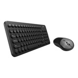 Kit De Teclado Y Mouse Inalámbrico Noga S5600 Español Negro