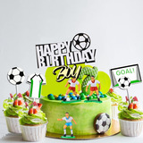 Decoracion De Pastel Cake Toppers Cumpleaños Fiesta Fútbol