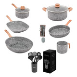 Set Sotne Wok Jar Bif Hudson Antiaherente Induccion. 