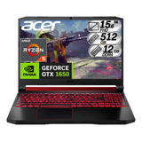 Portátil Gamer Acer Nitro5 Ryzen5 Ram 12gb 512gb Gtx 1650