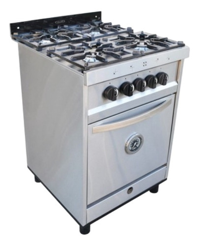 Cocina Cucinare Acero 55cm Multigas 4 Hornallas - Maraldi