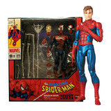 Figura De Spider-man Maf 075 Versión Cómica Multi-accesorios