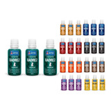 Corante Pigmento Liquido Bisnaga 50ml Xadrez Kit 4 Unidades