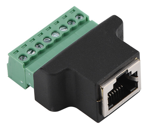 Conector Ethernet Dvr Rj45 Hembra Jack A Tornillo De 8 Pines