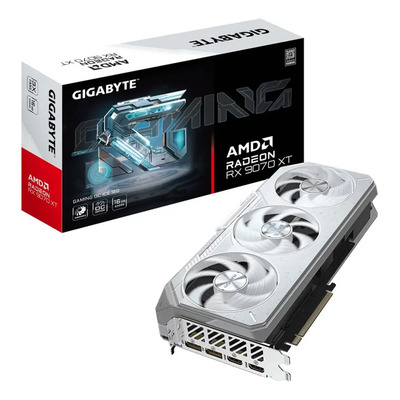 Placa De Video Gigabyte Radeon Rx 9070 Xt Gaming Oc Ice 16g | Envío gratis