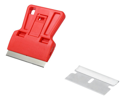 Scraper Plastico Rasqueta Polarizado  Red Raspador + 2 Filos