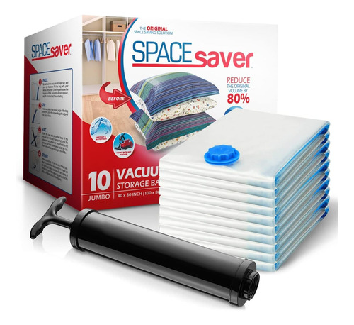 Spacesaver Space Bags Bolsas De Almacenamiento Al Vacío (paq