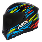 Capacete Asx City Monocolor Preto Novo Integral Exclusivo