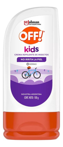 Off Kids Repelente Crema Niños Vence 2027 Original 100g