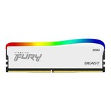 Memoria Kingston Fury Beast 16gb Ddr4 Dimm 3600 Rgb Whithe