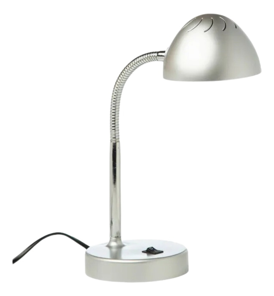 LAMPARA DE ESCRITORIO 3.5W SIN USB PLATEADA