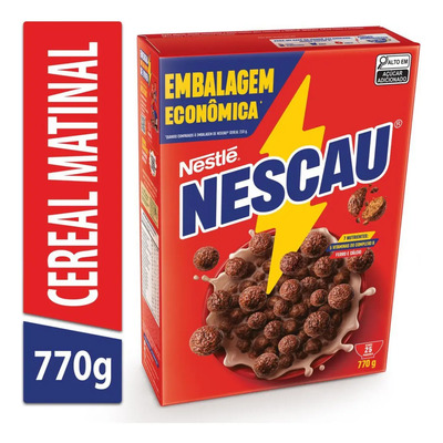 Cereal Matinal Nescau de Chocolate Integral com Proteína 770 g | MercadoLivre