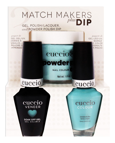 Esmalte De Uñas Cuccio Colour Dip Pro Powder, Juego De 3 Pie