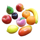  Set 10 Pzs Fruta Artificial Decorativa  