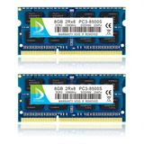 Memoria Ram Duomeiqi Ddr3-1066sodimm Pc3-8500 Azul 16g(2x8g)