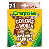 Marcadores Crayola Colores Piel Colors Around The Wolrd 