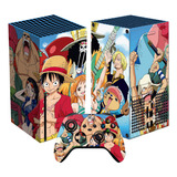 Skin One Piece Anime Para Xbox Series X Set Stickers